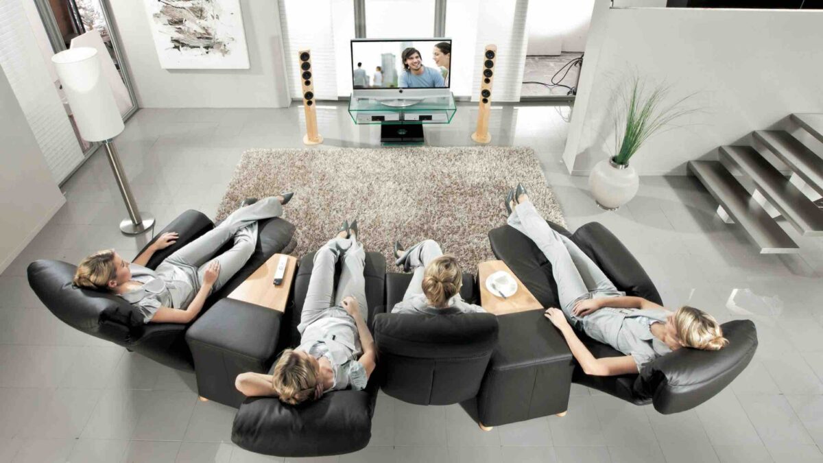 Himolla Sofa schwarz- Möbel Hugelmann