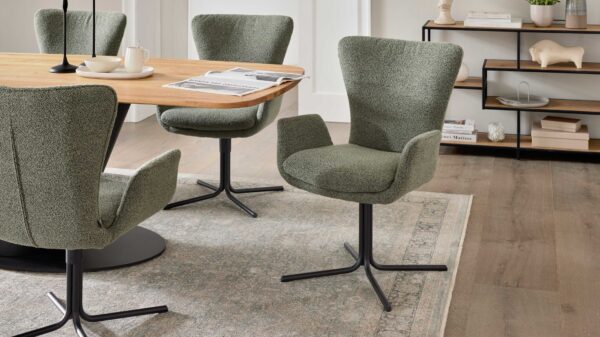 Interliving Esszimmer Serie 5121 – Armlehnstuhl mit Drehfunktion