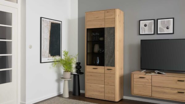 Interliving Wohnzimmer Serie 2029 – Kombivitrine