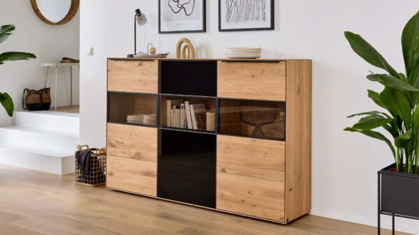 Interliving Wohnzimmer Serie 2033 – Highboard 126136