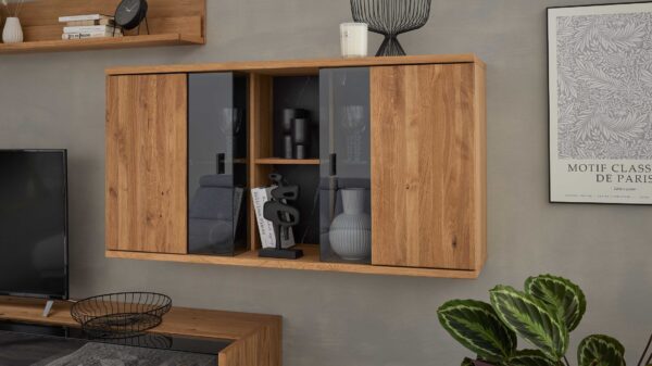 Interliving Wohnzimmer Serie 2027 – Vitrine 09