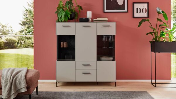 Interliving Wohnzimmer Serie 2030 PLUS – Highboard