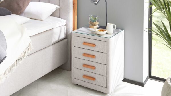 Interliving Boxspringbett Serie 1415 – Nachtkommode