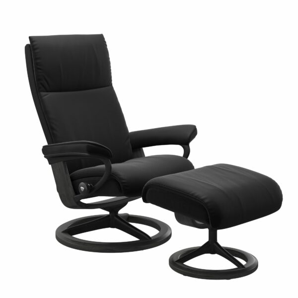 Stressless Aura (M) Paloma Black Matt