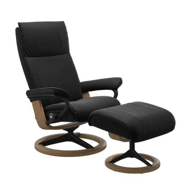 Stressless Aura (M) Paloma Black Matt